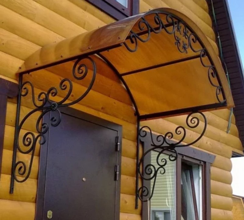 Кованые козырьки
