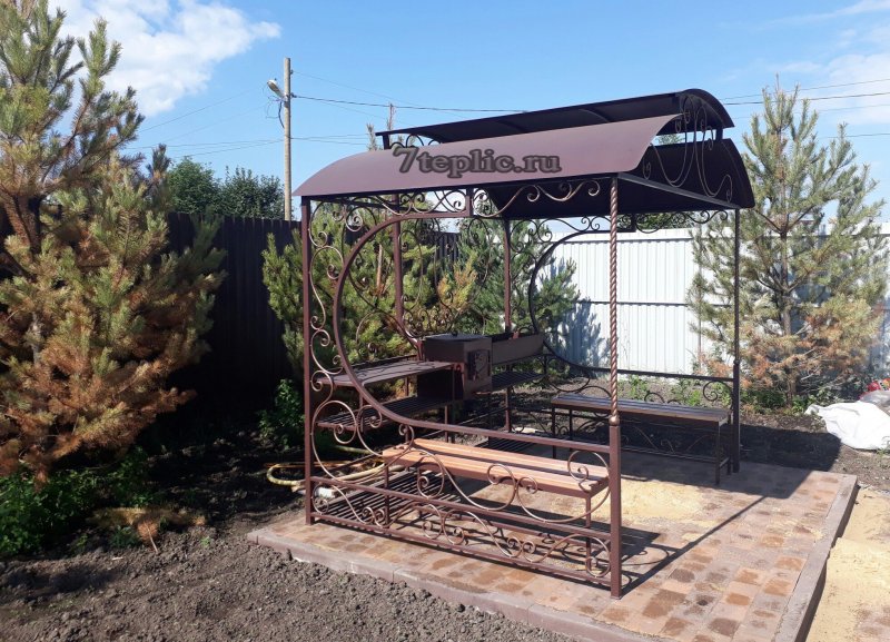 Мангал Медея 200х125х220