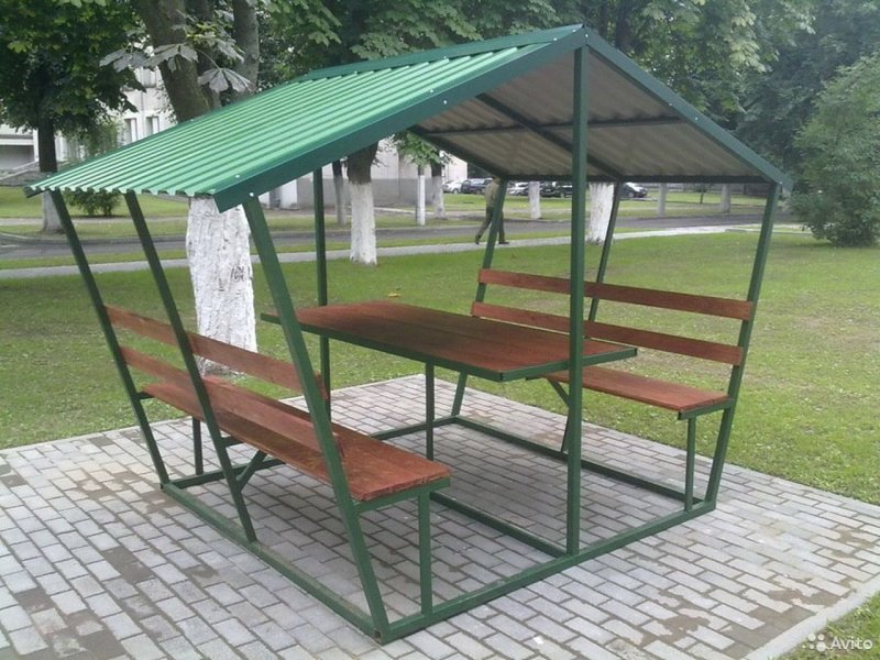 Беседка металлическая