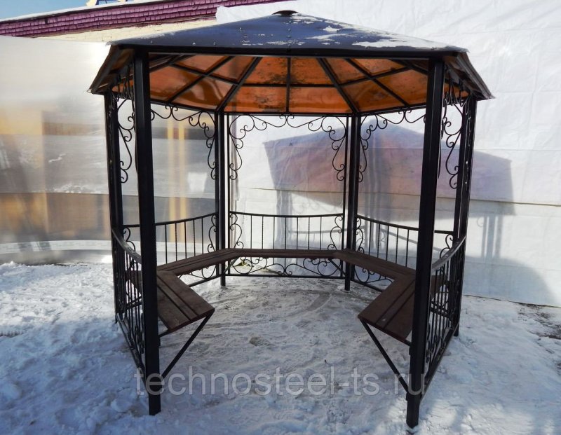 Беседки из металла