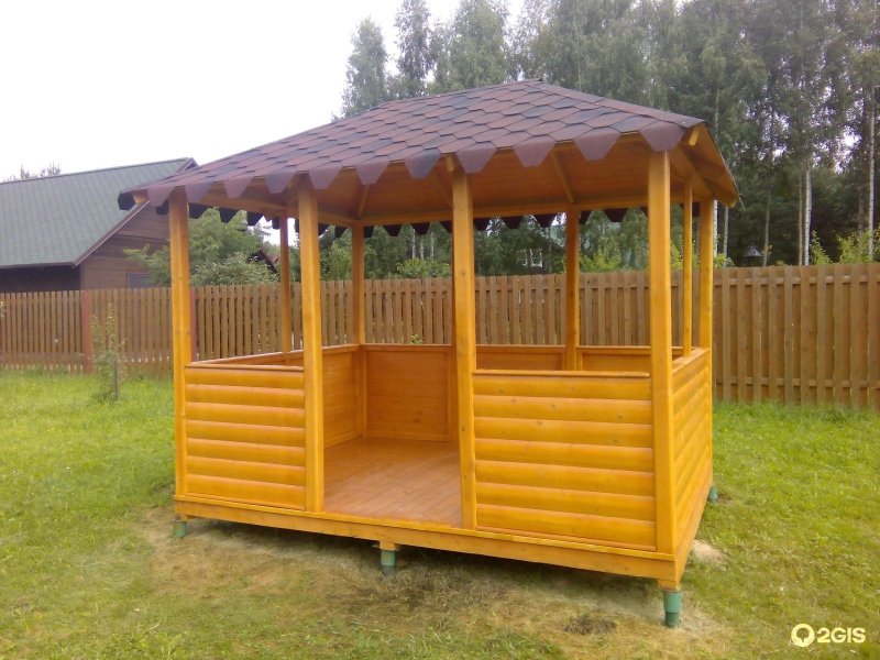 Деревянные беседки