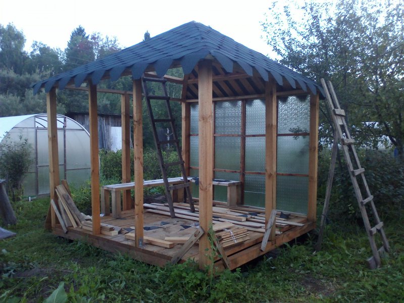 Самодельные беседки
