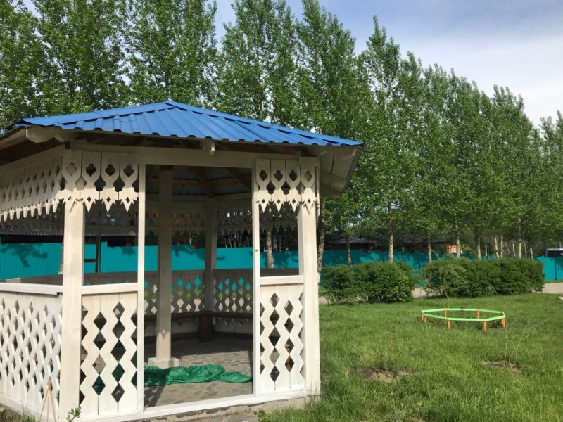 Лагерная беседка