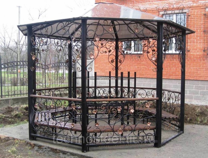 Кованые беседки