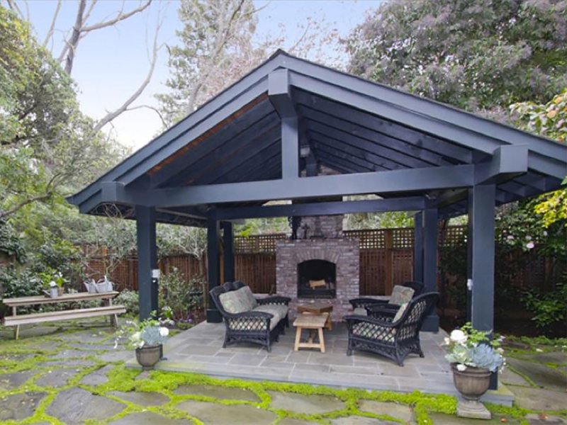 Timber frame беседка