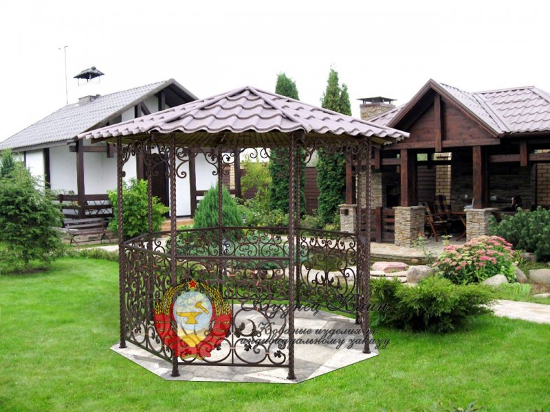 Кованые беседки