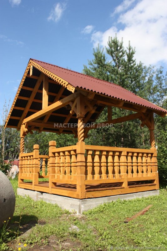 Беседка для колодца