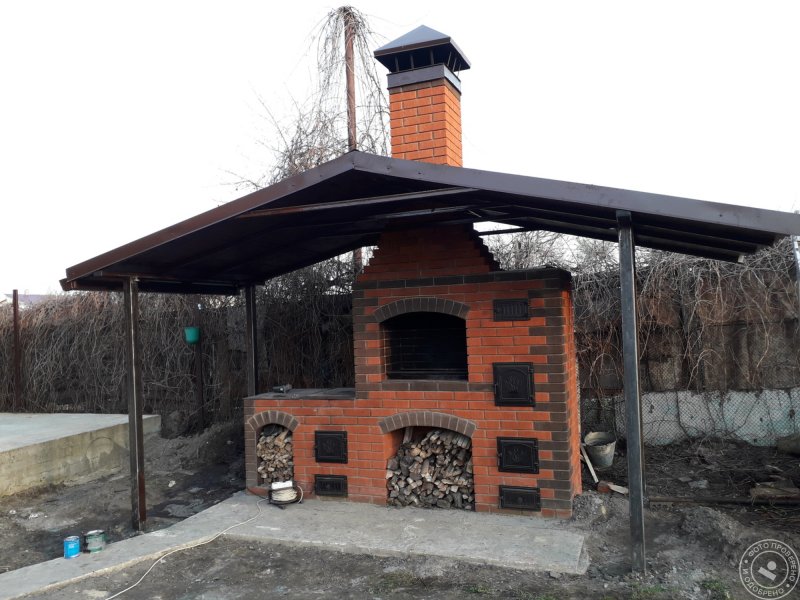 Кровля для барбекю
