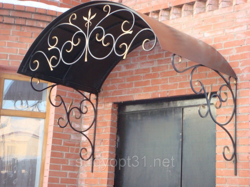 Кованые козырьки