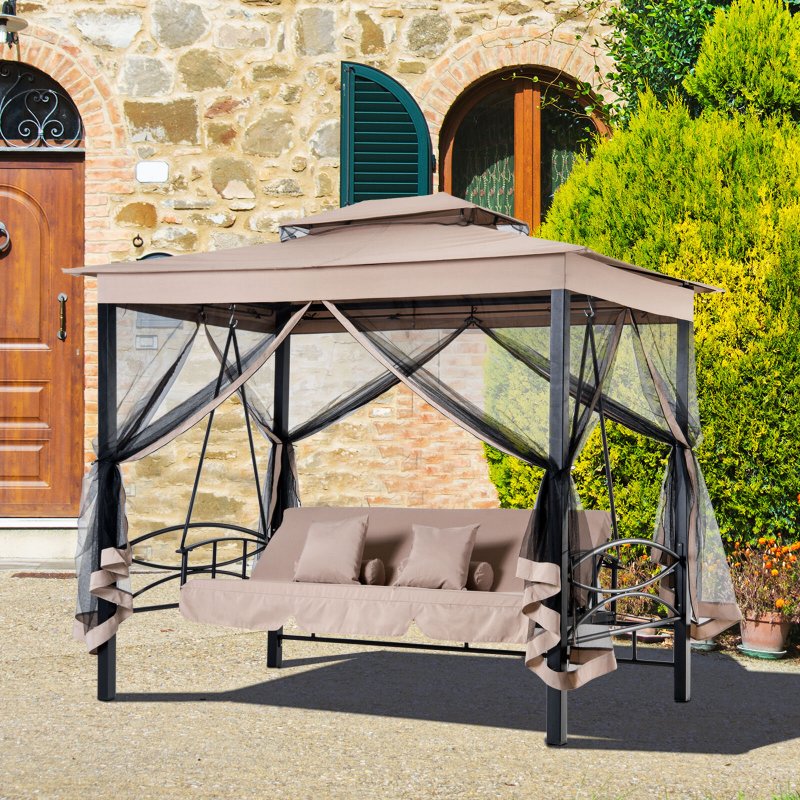 Садовые качели Steel Luxor Swing Gazebo