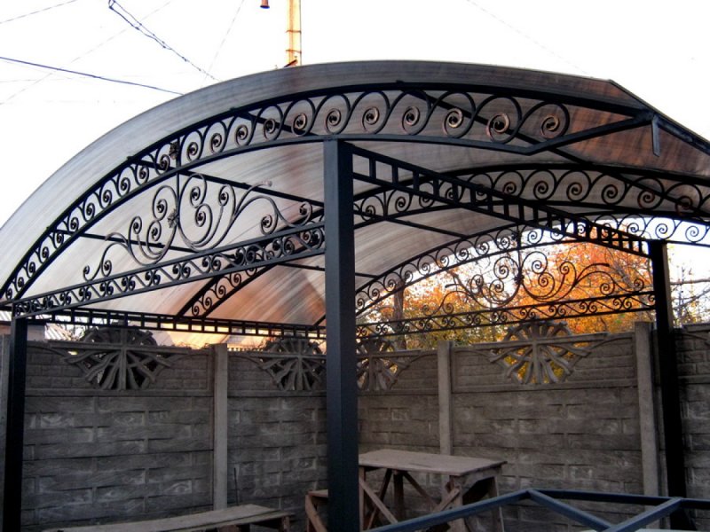 Навес ковка