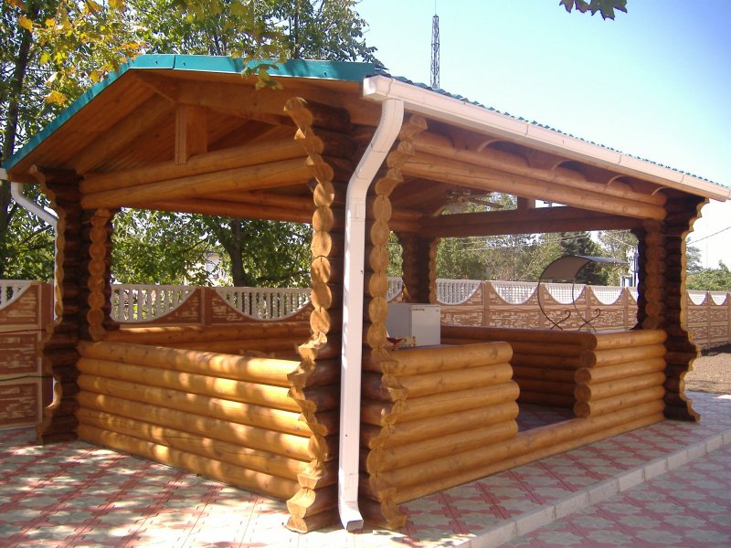 Беседка из калиброванного бруса