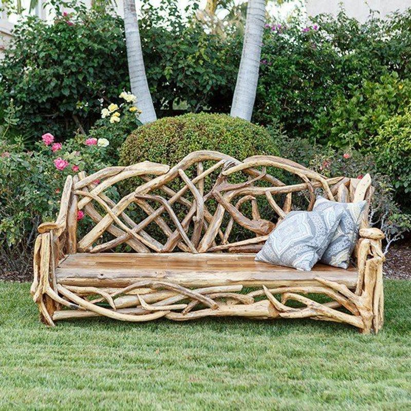 Скамейки из коряг