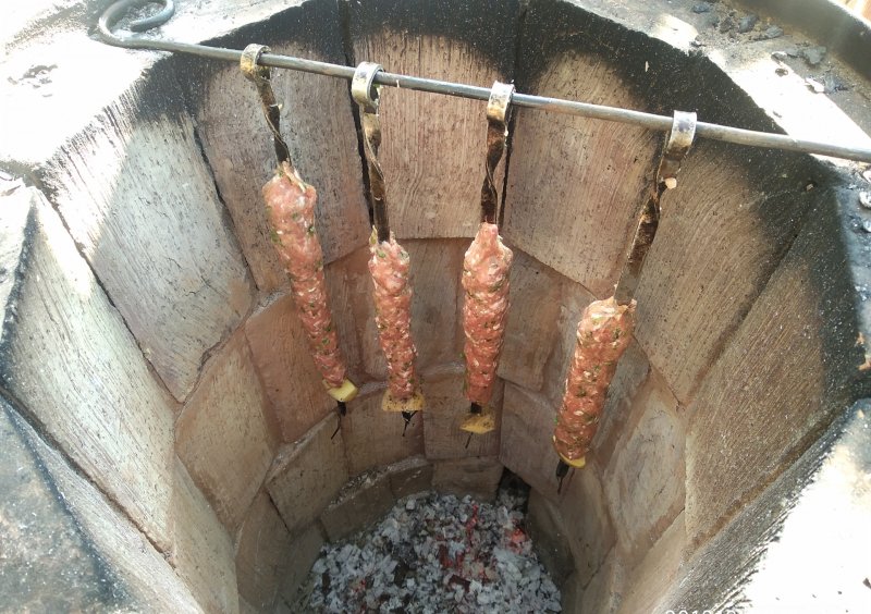 Насадка для птицы в тандыре