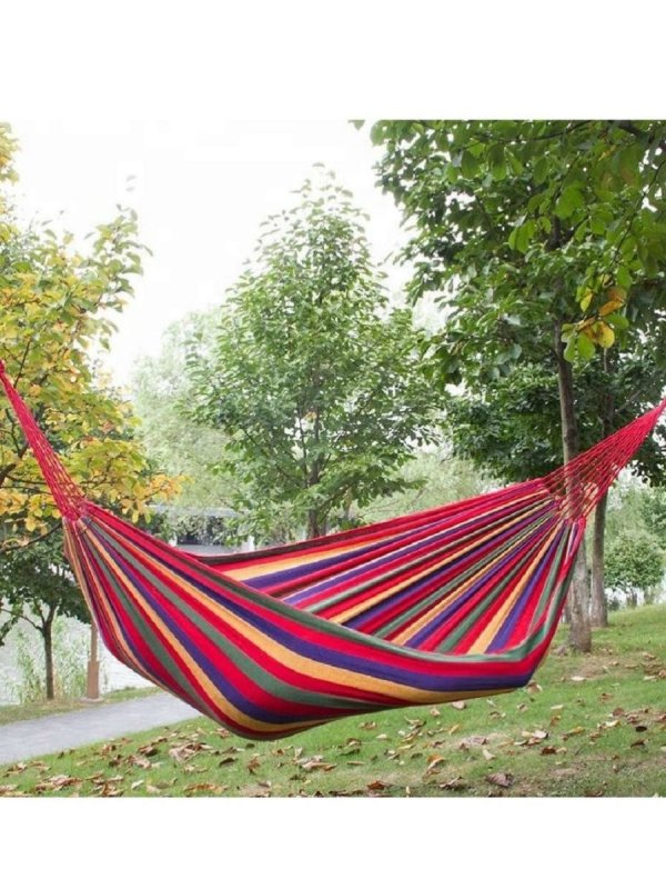 Легкий одноместный гамак AIMUTU Hammock Rainbow (