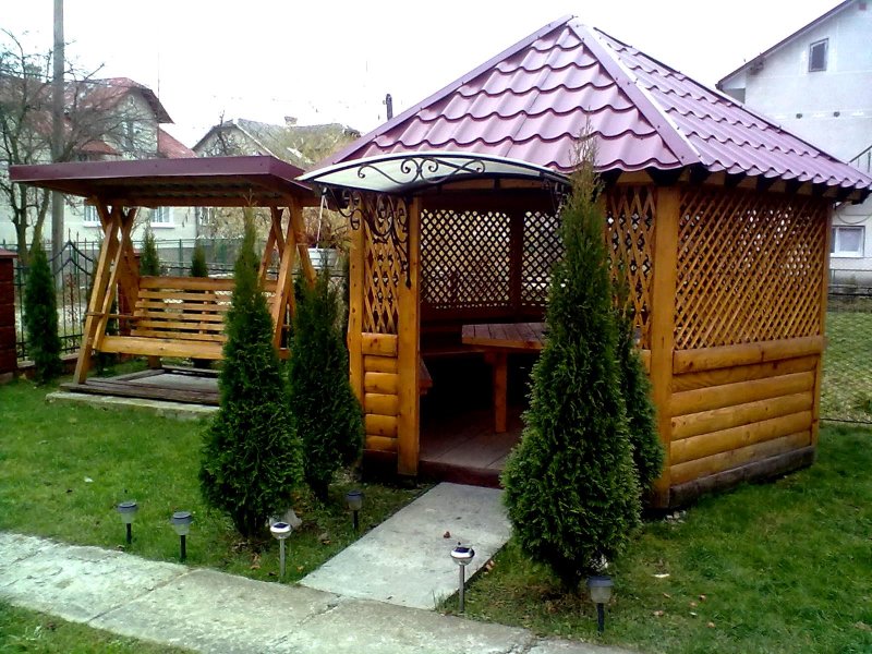 Беседка на участке 6 соток (48 фото)