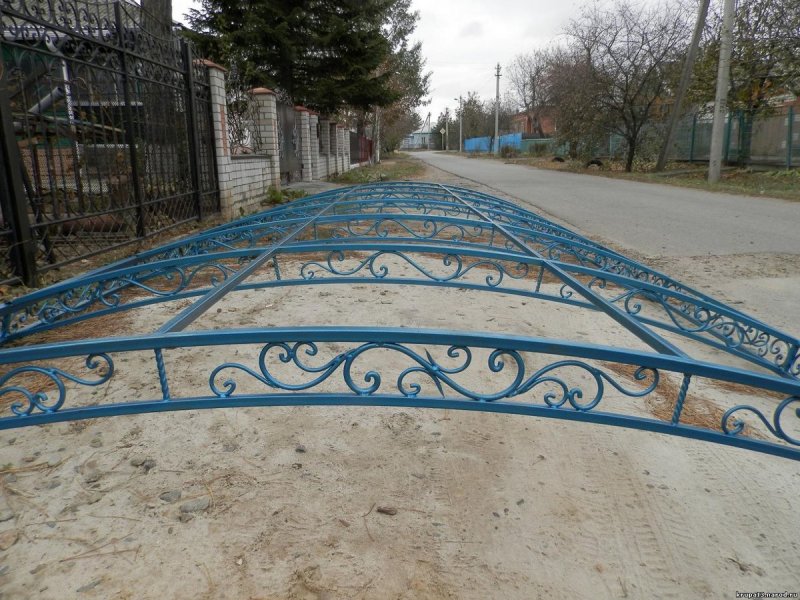 Кованые арки для навеса