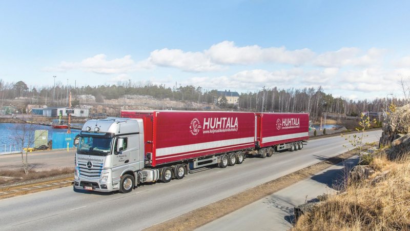 Mercedes Actros 2014 Скандинавская сцепка