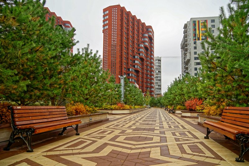 Новые московские дворы фото