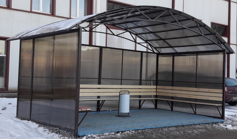Курилка из поликарбоната