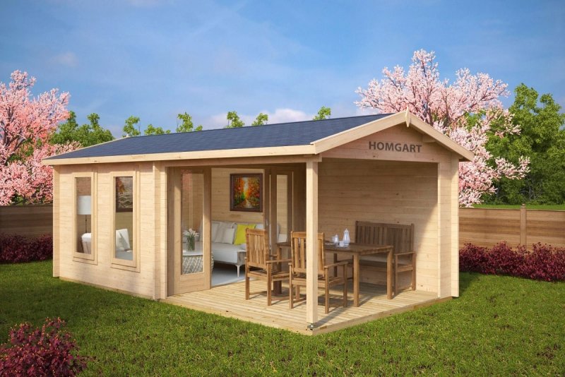 Беседка брусовая Gazebos