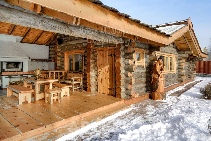 Банный комплекс из бревна