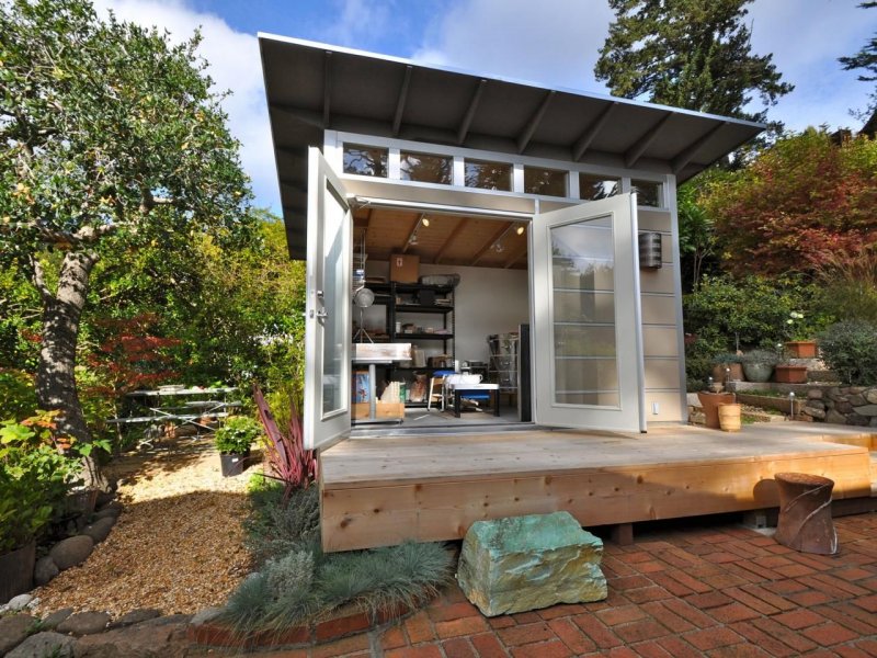 Tiny House с односкатной крышей