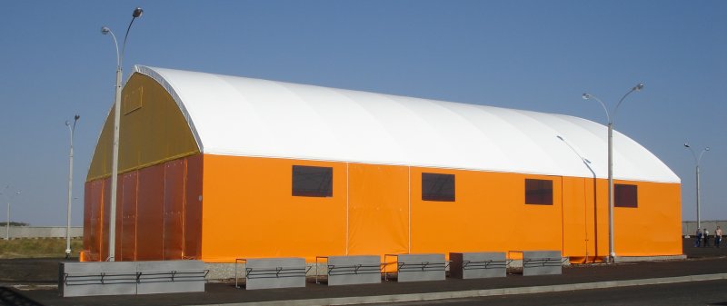 Ангар модульный каркасно-тентовый 13x15м (Тип ан13м)