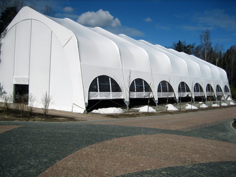 Каркасно-тентового сооружения (18х30х7,2 м)
