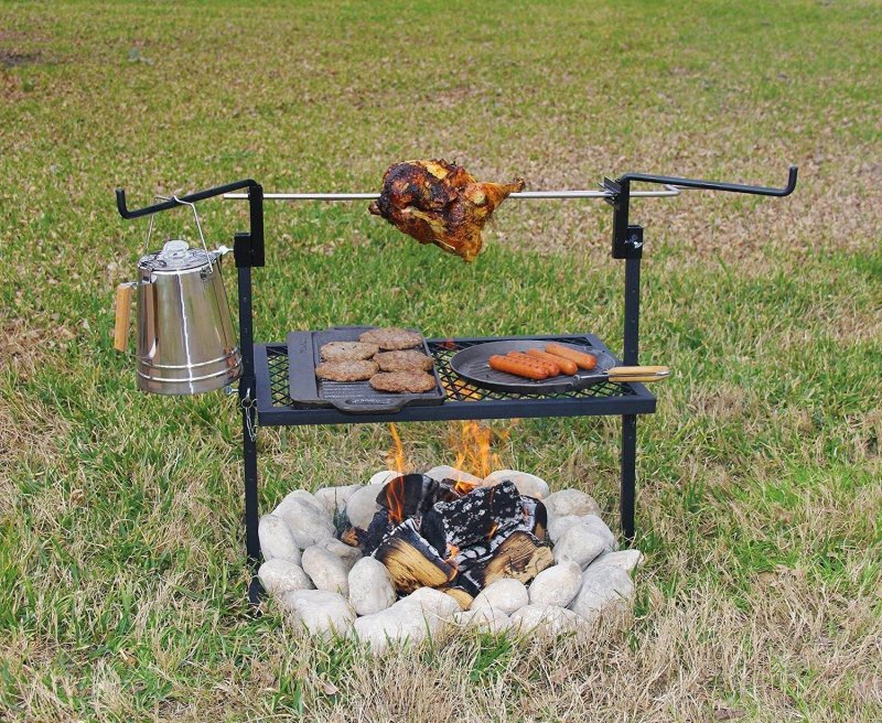 Мангал Grillkoff мега усиленный с 12 шампурами