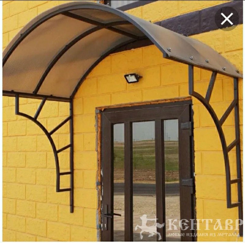 Козырьки металлические