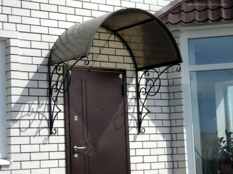 Козырьки металлические