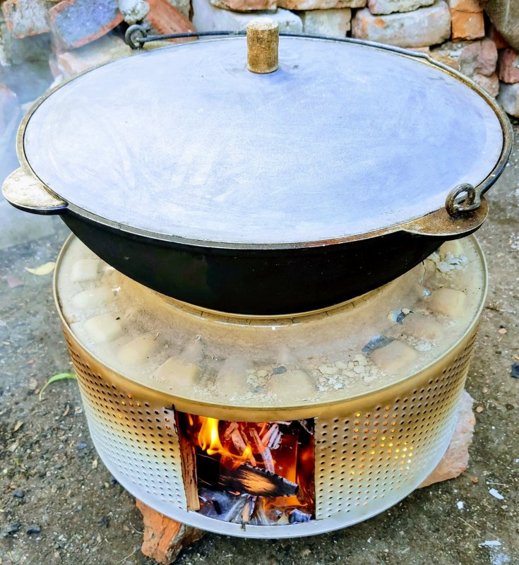 Мангалы из барабанов стиральных машин
