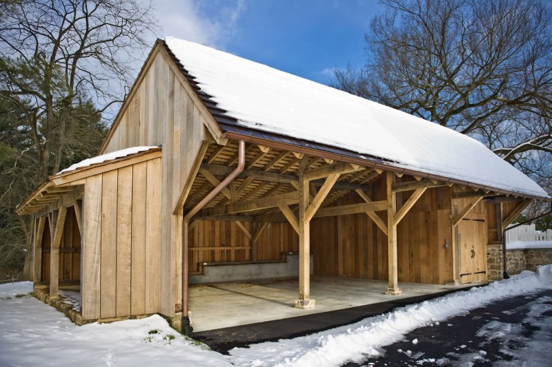 Коровник Timber frame