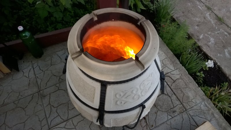 Очаг для казана и тандыр