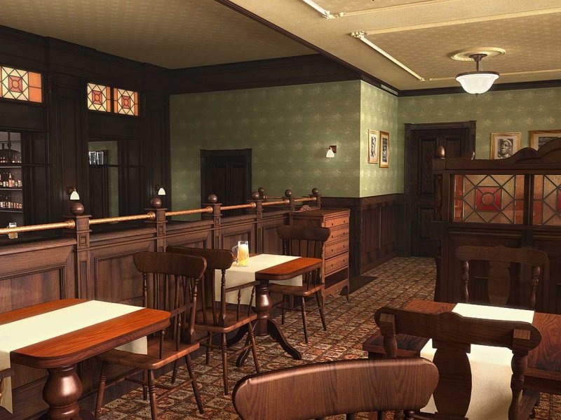 Irish pub интерьер