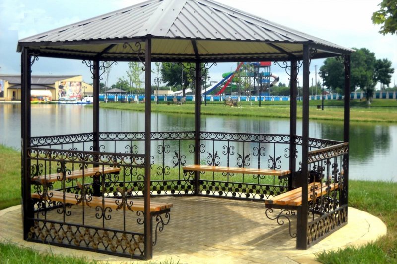 Кованые беседки