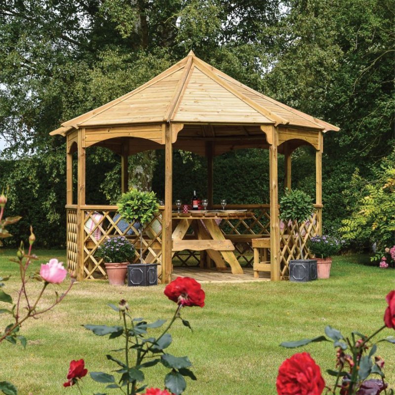 Беседка брусовая Gazebos