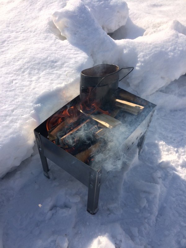 Шашлык зимой