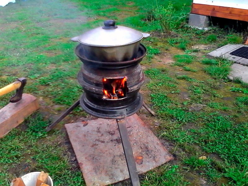 Жаровня из дисков