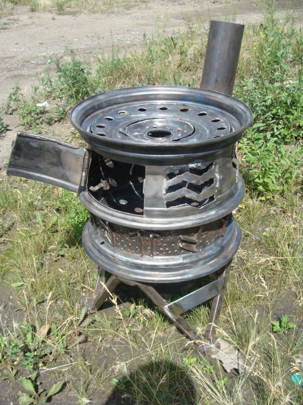 Барбекю из дисков
