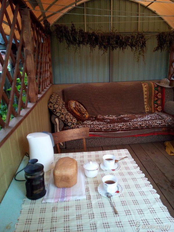 Подиум для чаепития на даче