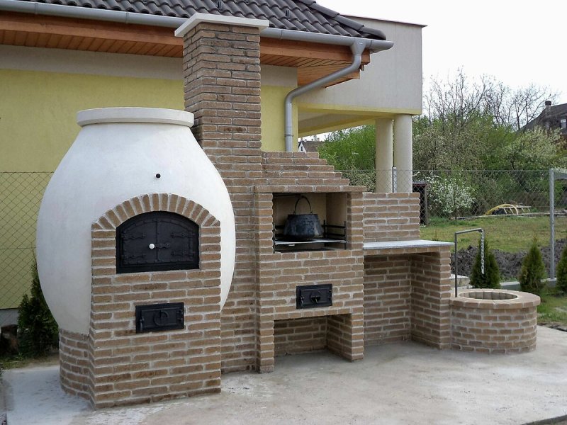 Уличные печи и барбекю