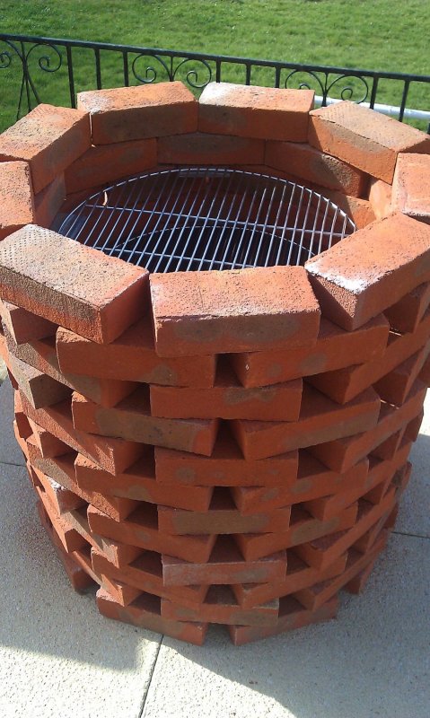 Жаровня из кирпича