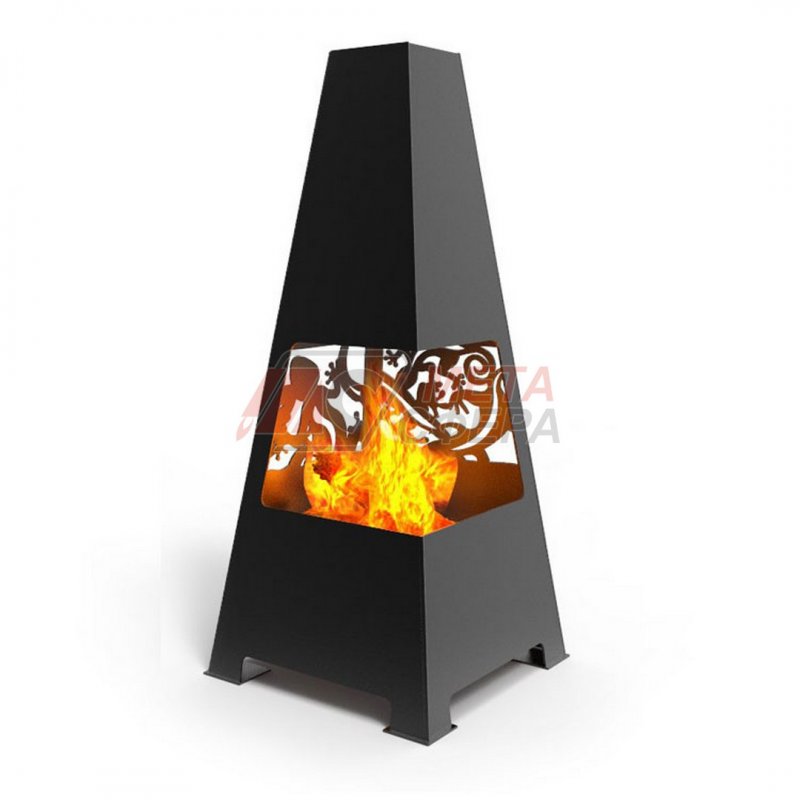 Камин уличный Fireplace 100x55x115