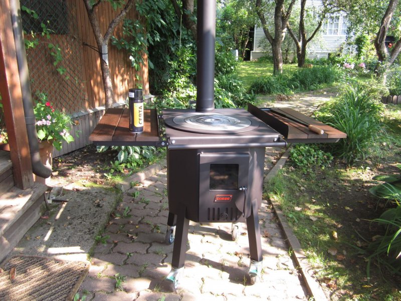 Печь для казана на даче