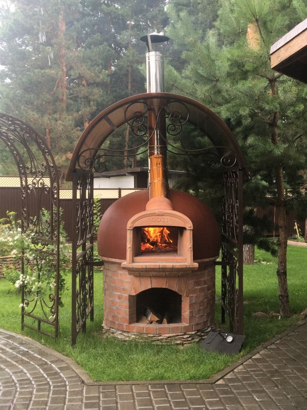 Помпейская печь на даче