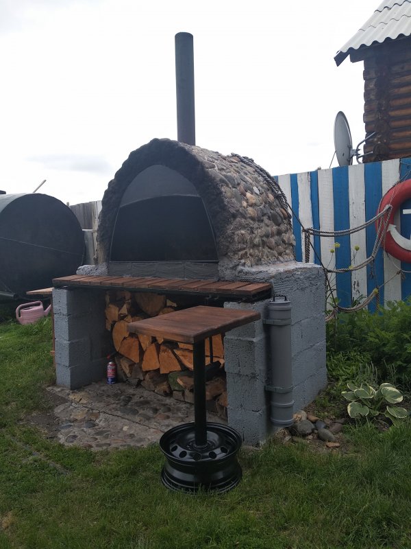 Печь для казана из дисков ГАЗ 53