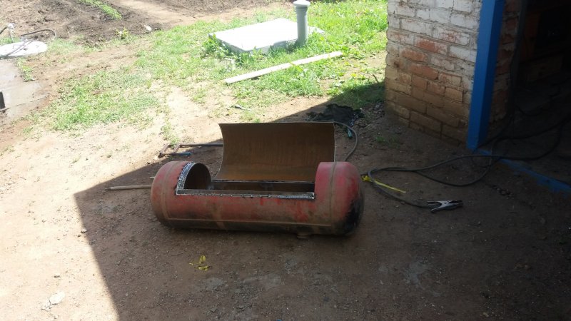 Коптильня Торпедо из газового баллона