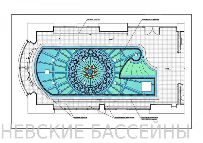 Планировки общественных бассейнов